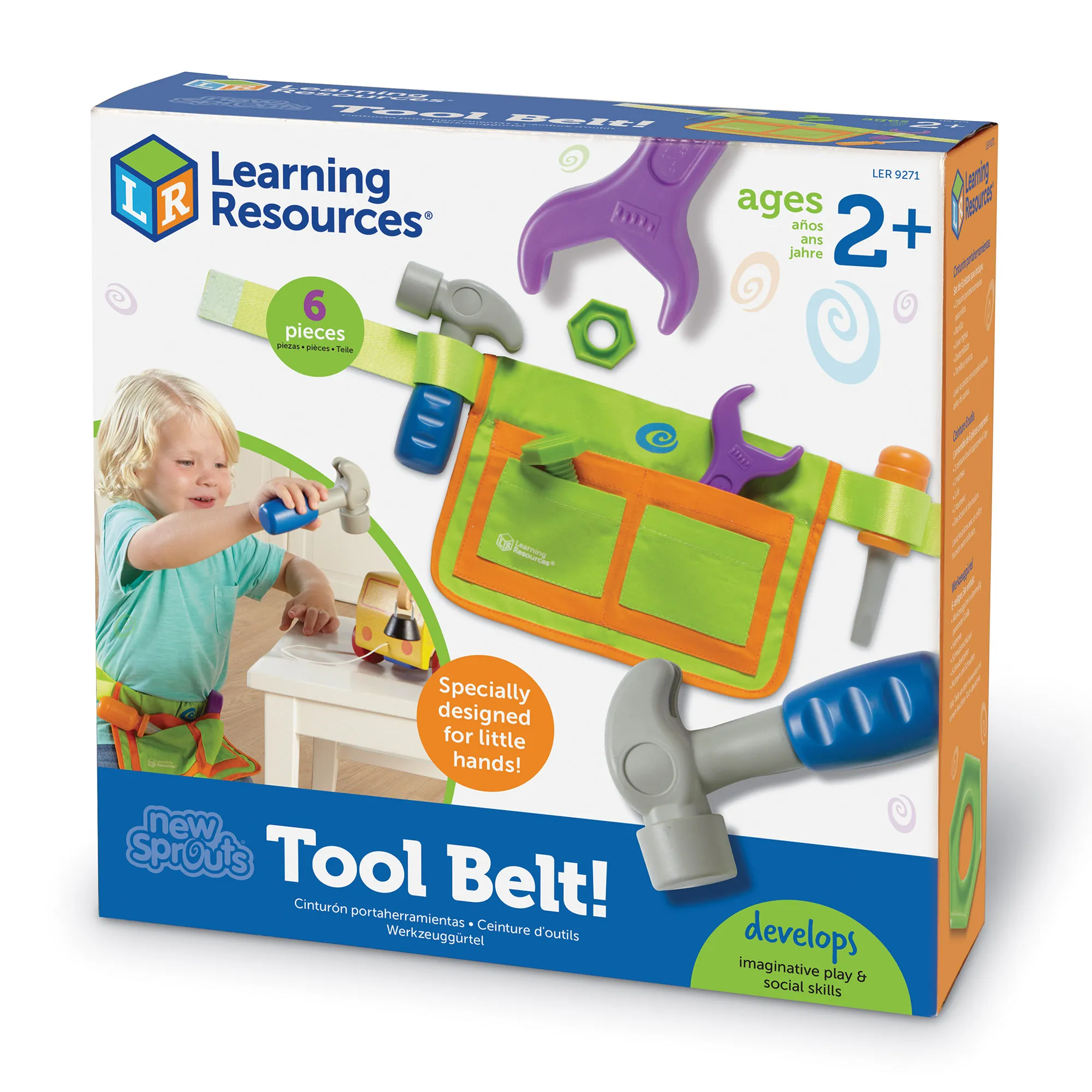 Learning Resources Puzzle New Sprouts® Tool Belt - Image 8