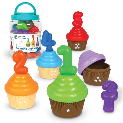 Learning Resources Puzzle Snap-n-Learn™ Counting Cupcakes