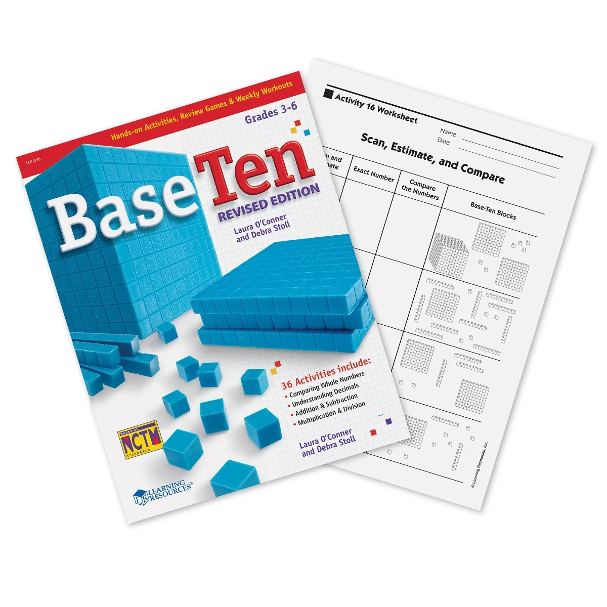 Learning Resources Puzzle Interlocking Base Ten Classroom Set - Image 8