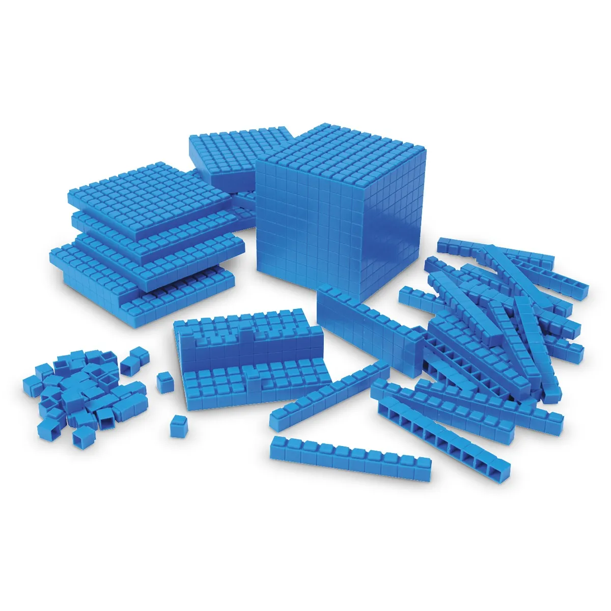 Learning Resources Puzzle Interlocking Base Ten Classroom Set - Image 7