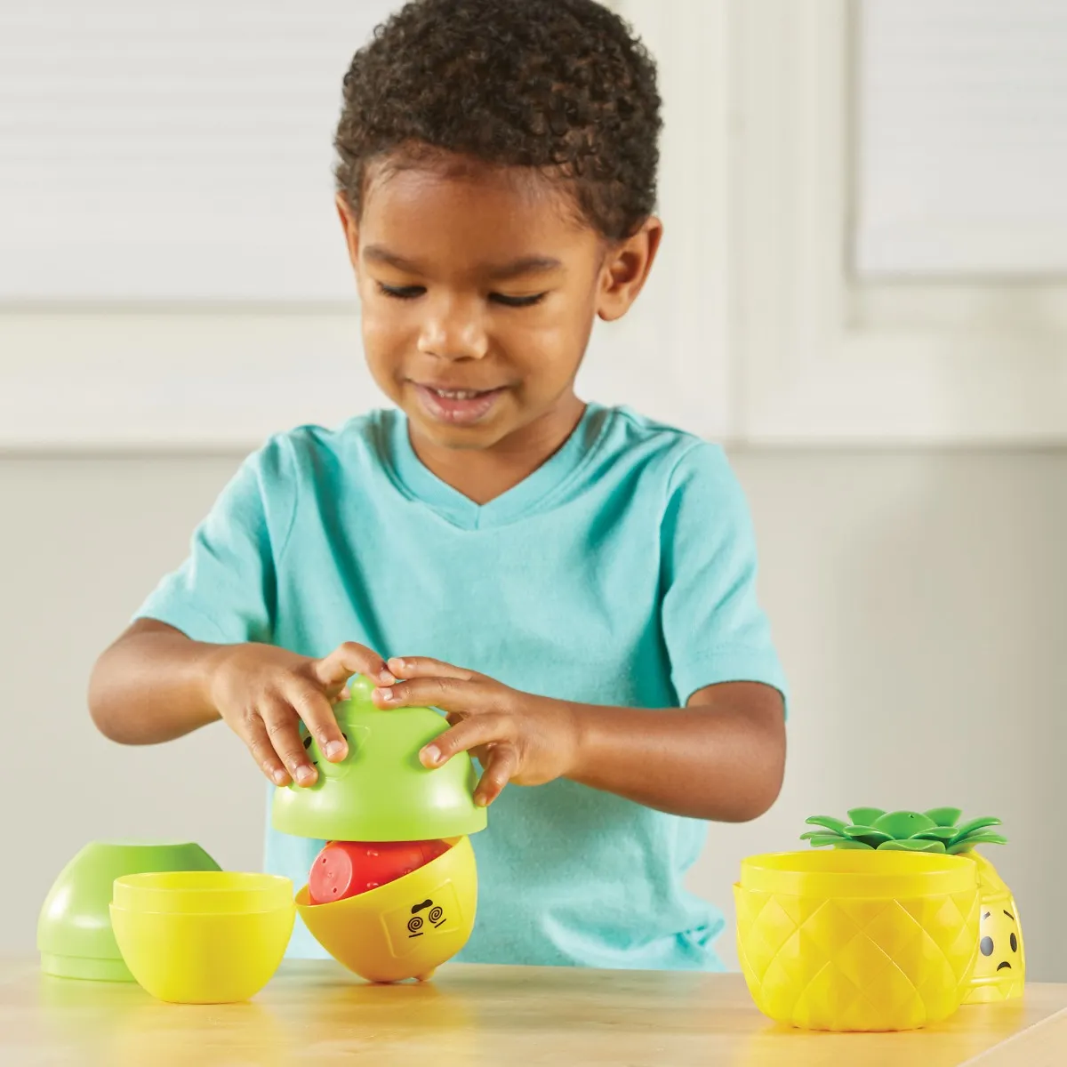 Learning Resources Puzzle Big Feelings Nesting Fruit Friends - Image 15