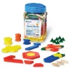 Learning Resources Puzzle Wooden Pattern Blocks - 1 cm, Set of 250