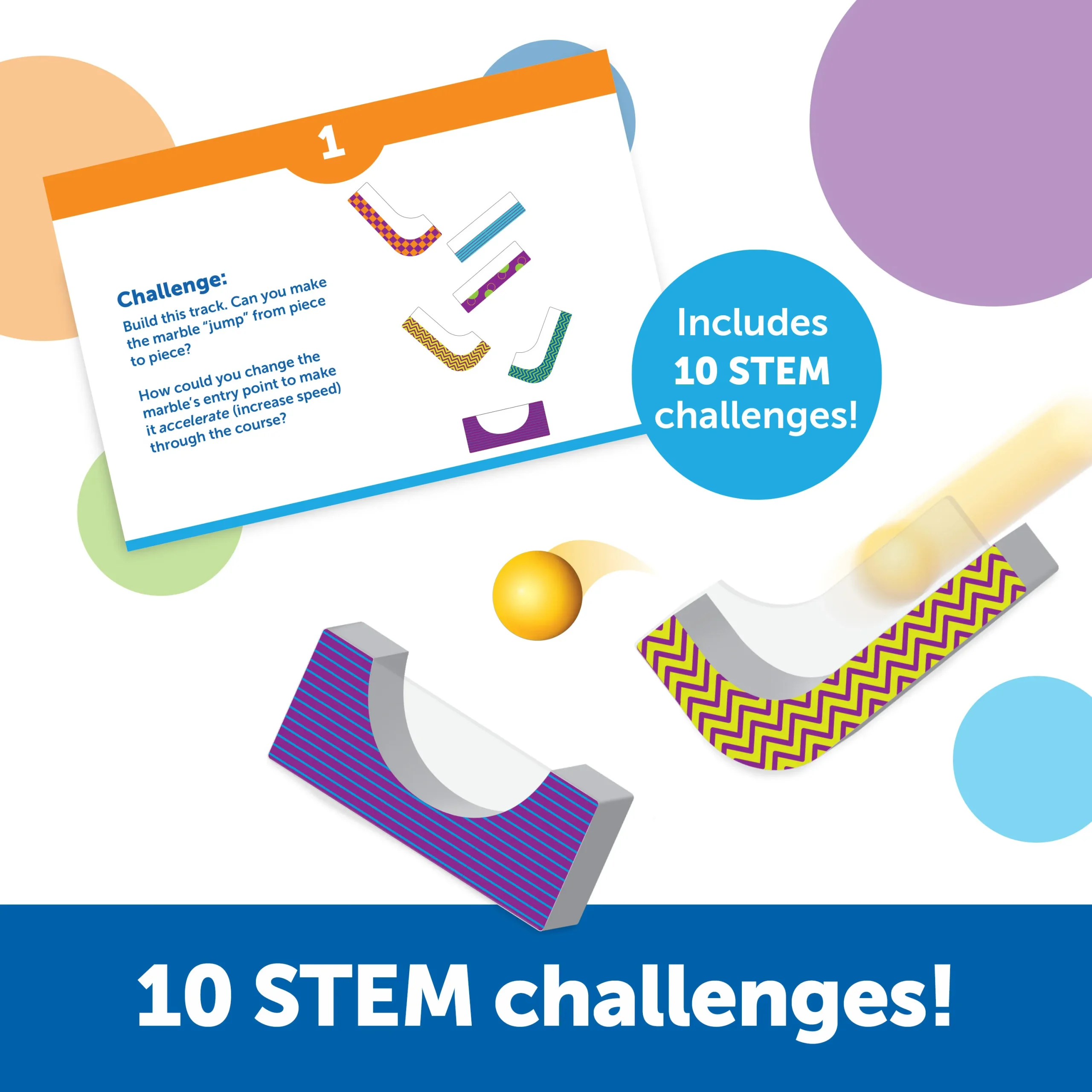 Learning Resources Puzzle STEM Explorers™ Marble Runners - Image 4