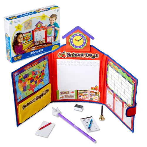 Learning Resources Puzzle Pretend & Play® School Set