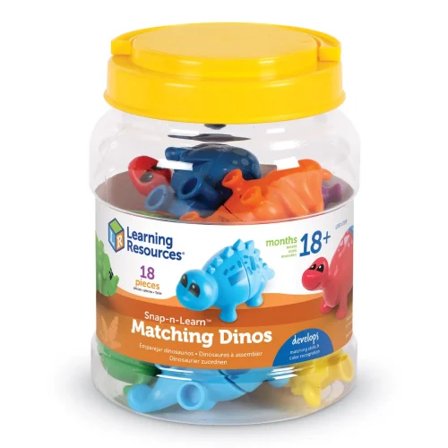 Alternative view of Learning Resources Puzzle Snap-n-Learn™ Matching Dinos