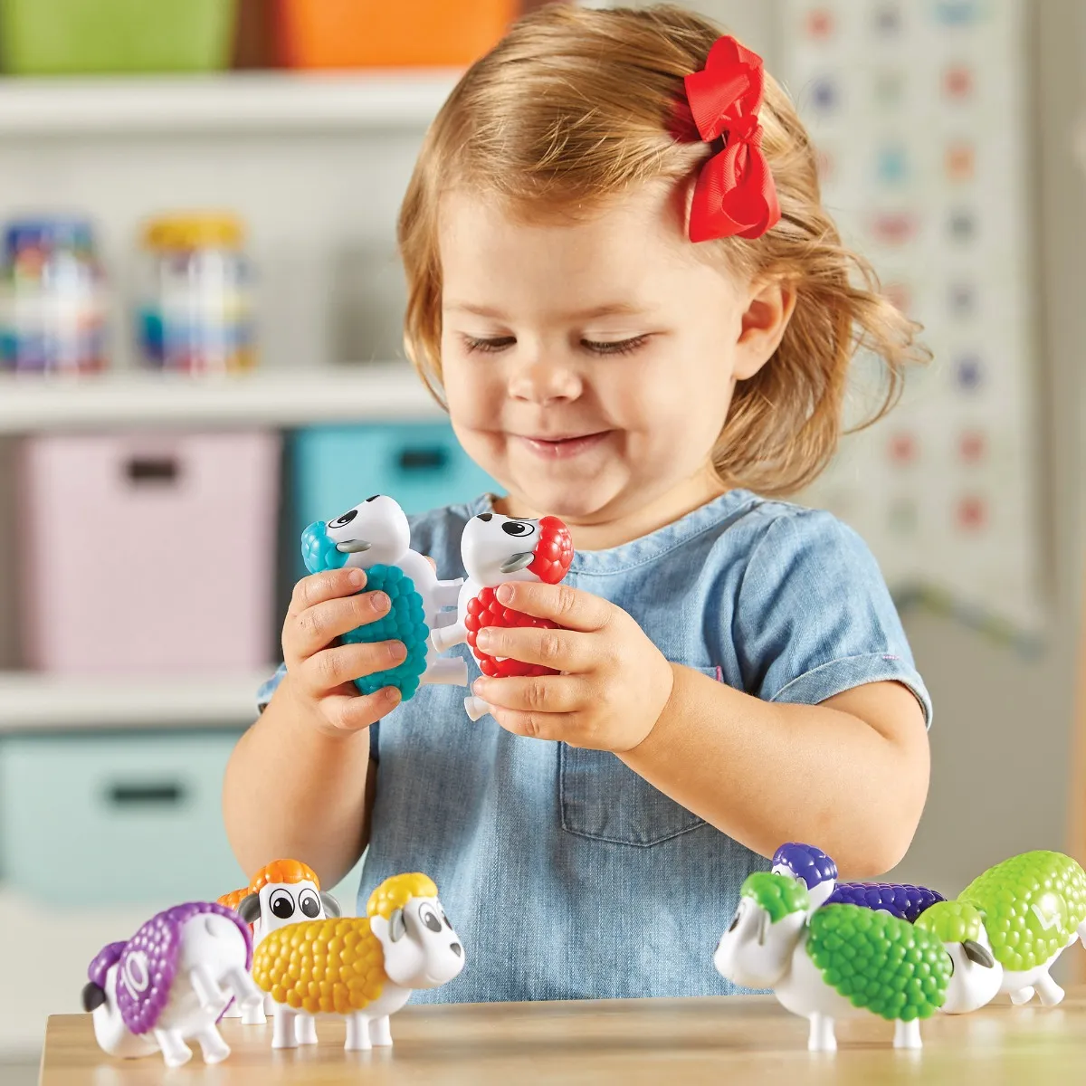 Learning Resources Puzzle Snap-n-Learn™ Counting Sheep - Image 11
