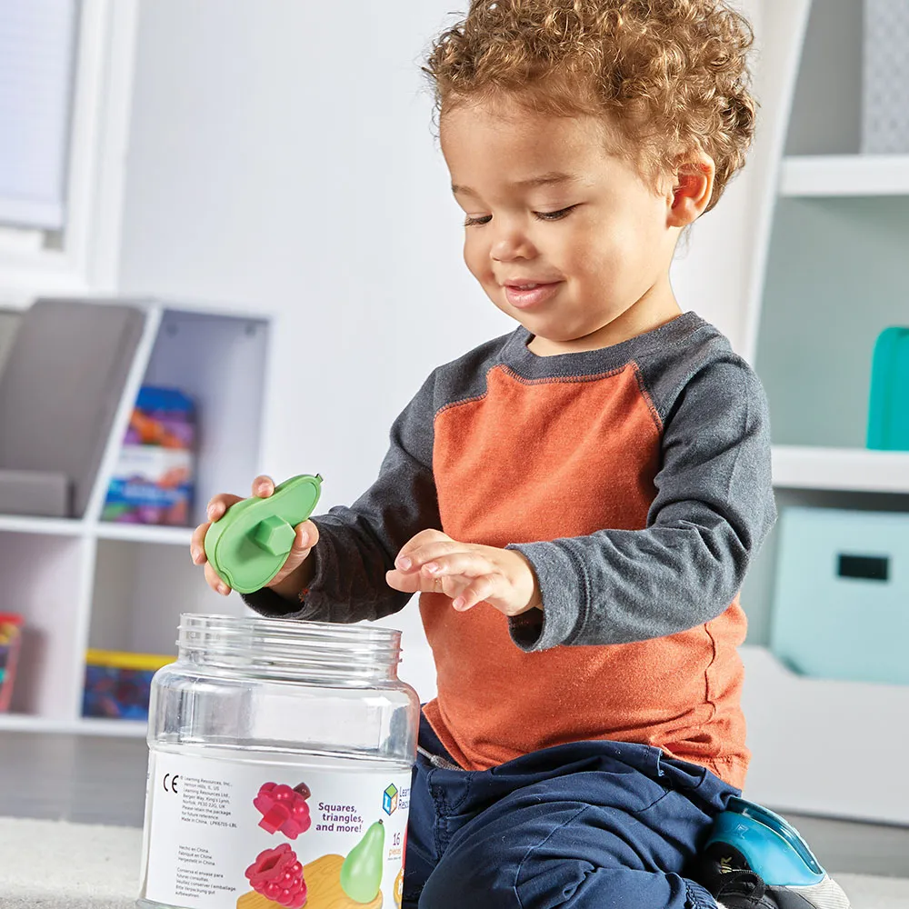 Learning Resources Puzzle Snap-n-Learn™ Fruit Shapers - Image 8