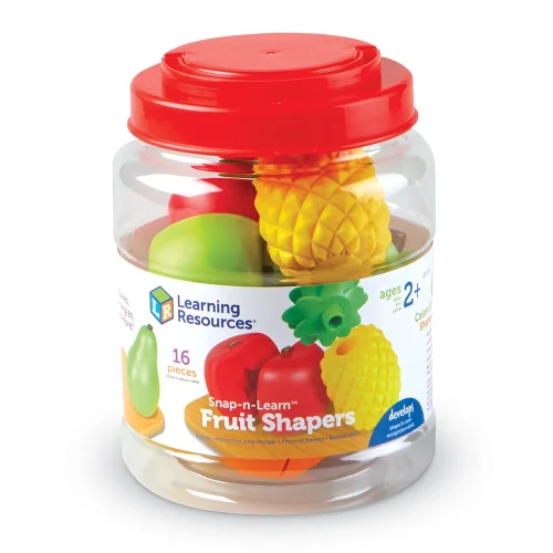 Alternative view of Learning Resources Puzzle Snap-n-Learn™ Fruit Shapers