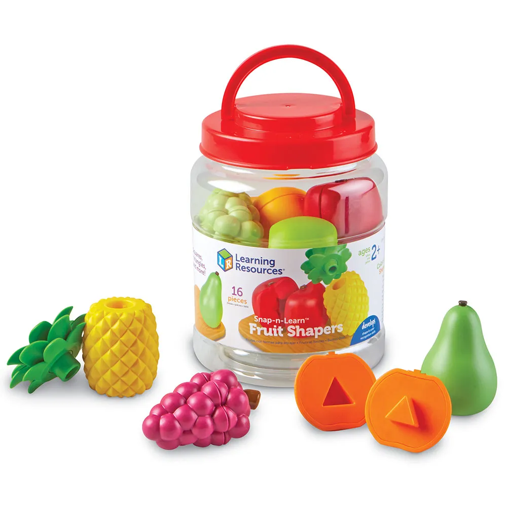 Learning Resources Puzzle Snap-n-Learn™ Fruit Shapers - Image 12