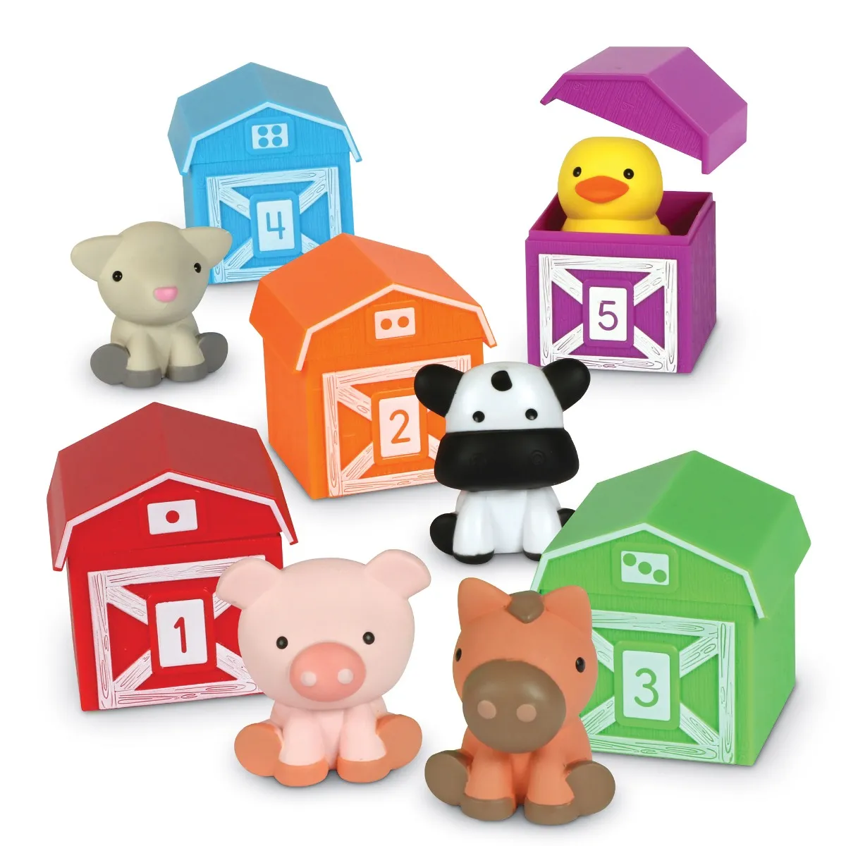 Learning Resources Puzzle Peekaboo Learning Farm - Image 3