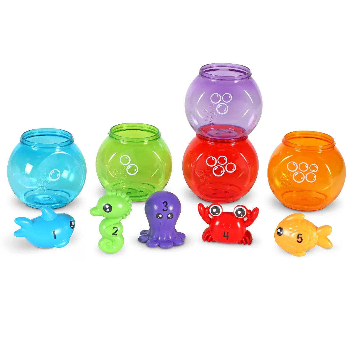 Learning Resources Puzzle Peekaboo Fish Bowl Friends - Image 2