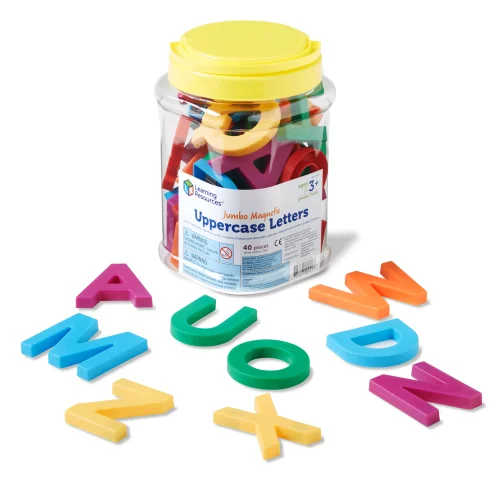 Learning Resources Puzzle Jumbo Uppercase Magnetic Letters