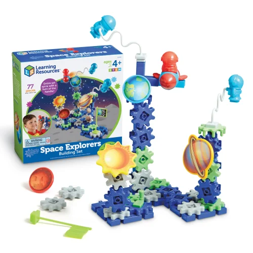 Learning Resources Puzzle Gears! Gears! Gears!® Space Explorers Building Set