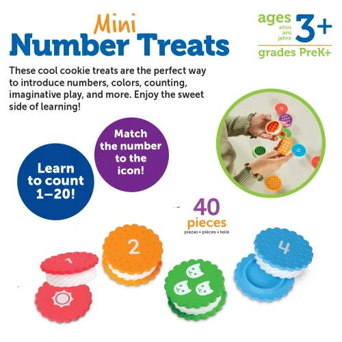 Alternative view of Learning Resources Puzzle Mini Number Treats