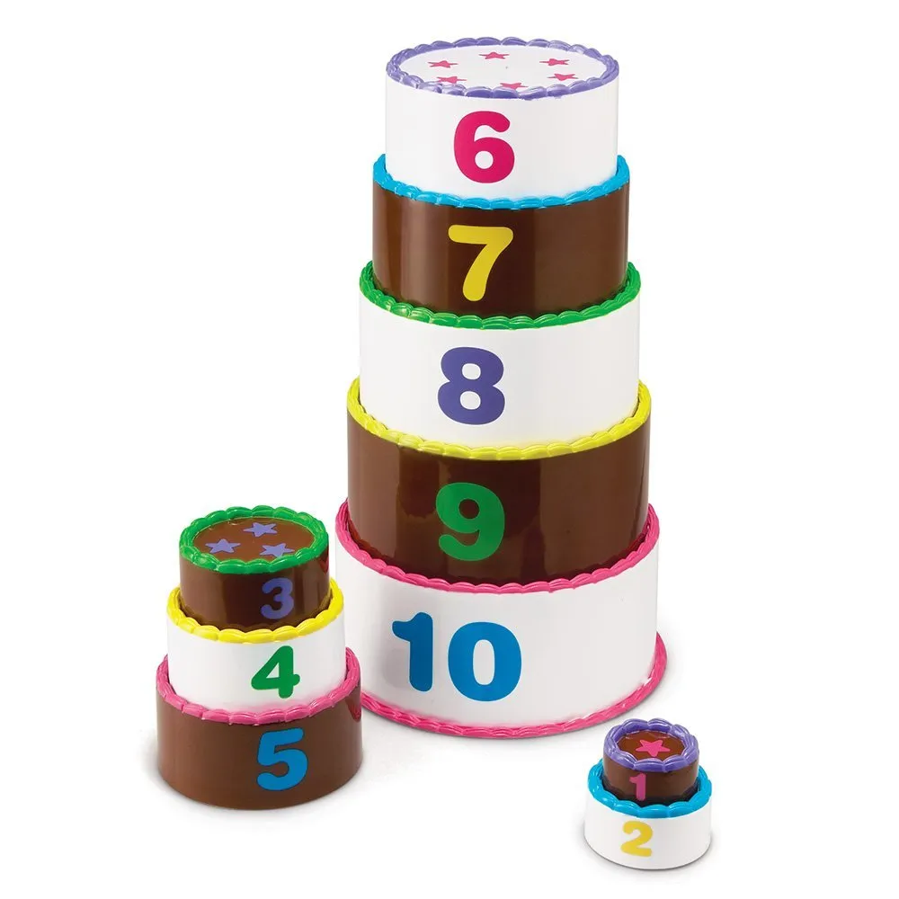 Learning Resources Puzzle Smart Snacks® Stack & Count Layer Cake™ - Image 6