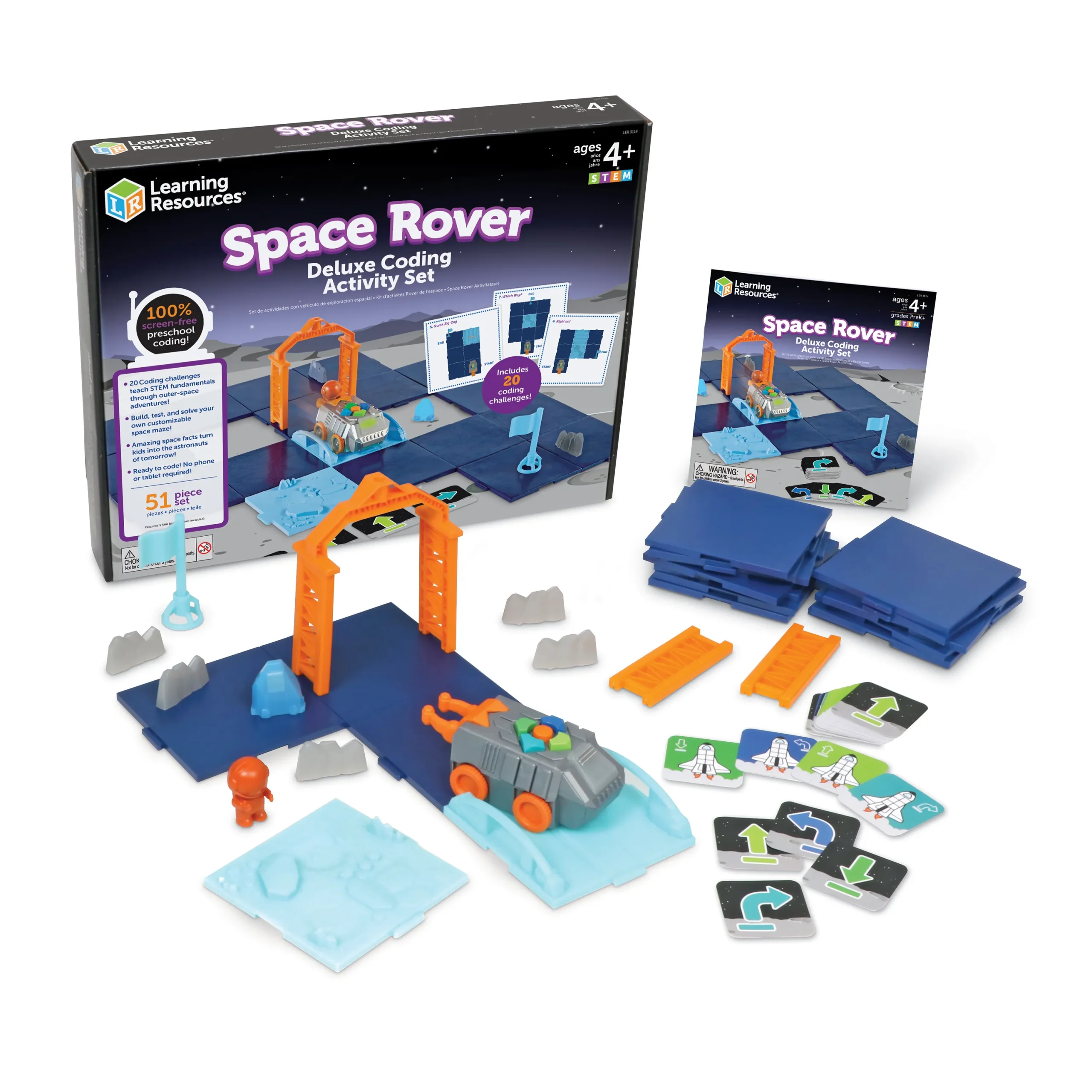 Learning Resources Puzzle Space Rover Deluxe Coding Activity Set
