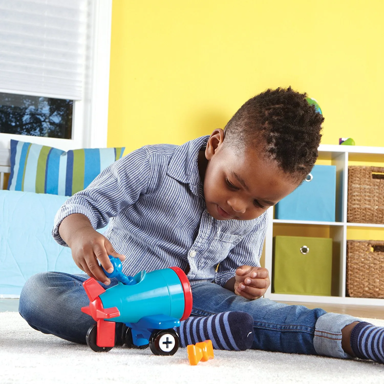 Learning Resources Puzzle 1-2-3 Build It!™ Car-Plane-Boat - Image 11