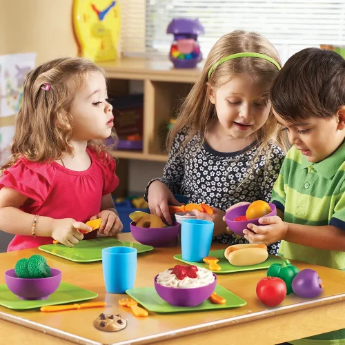 Alternative view of Learning Resources Puzzle New Sprouts Classroom Kitchen Set