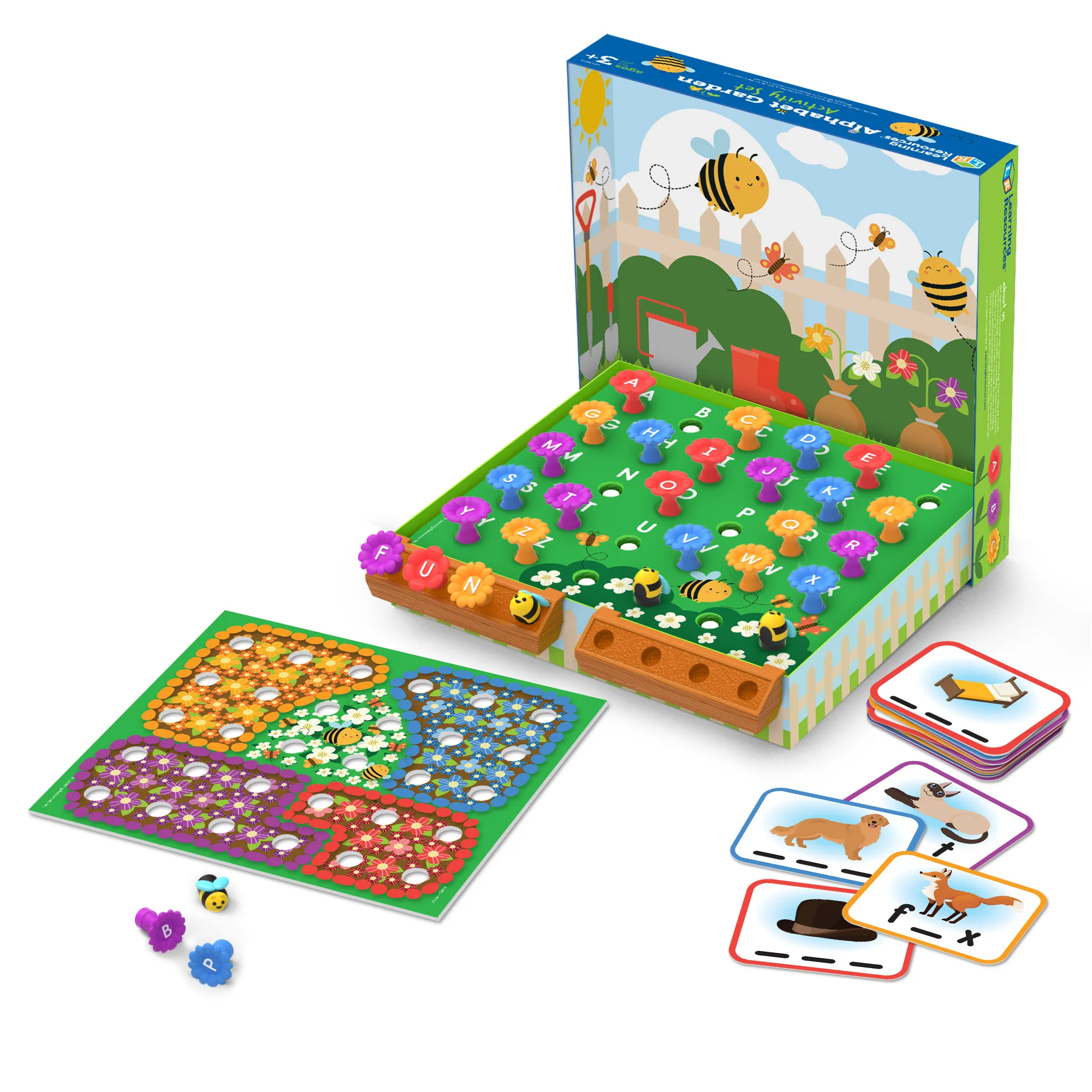 Learning Resources Puzzle Alphabet Garden Activity Set - Image 3