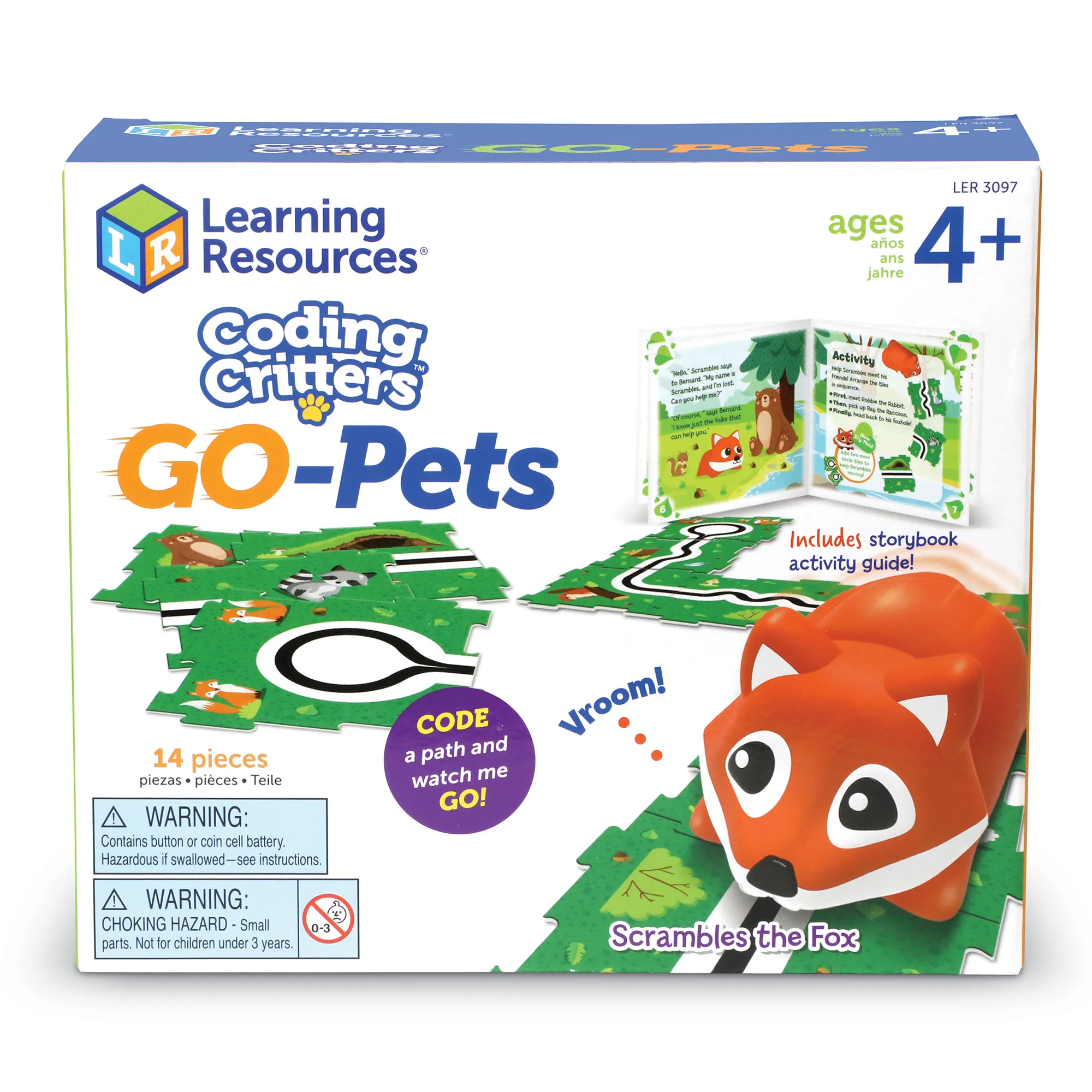 Learning Resources Puzzle Coding Critters® Go-Pets: Scrambles the Fox - Image 5