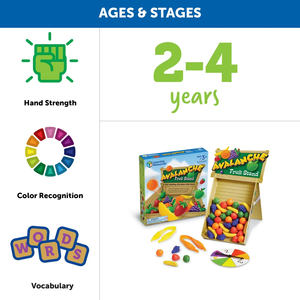 Learning Resources Puzzle Avalanche Fruit Stand - Image 6