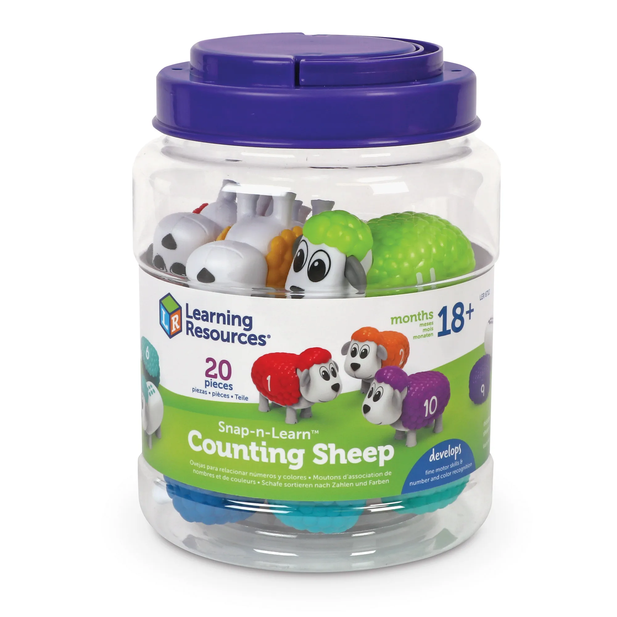 Learning Resources Puzzle Snap-n-Learn™ Counting Sheep - Image 7