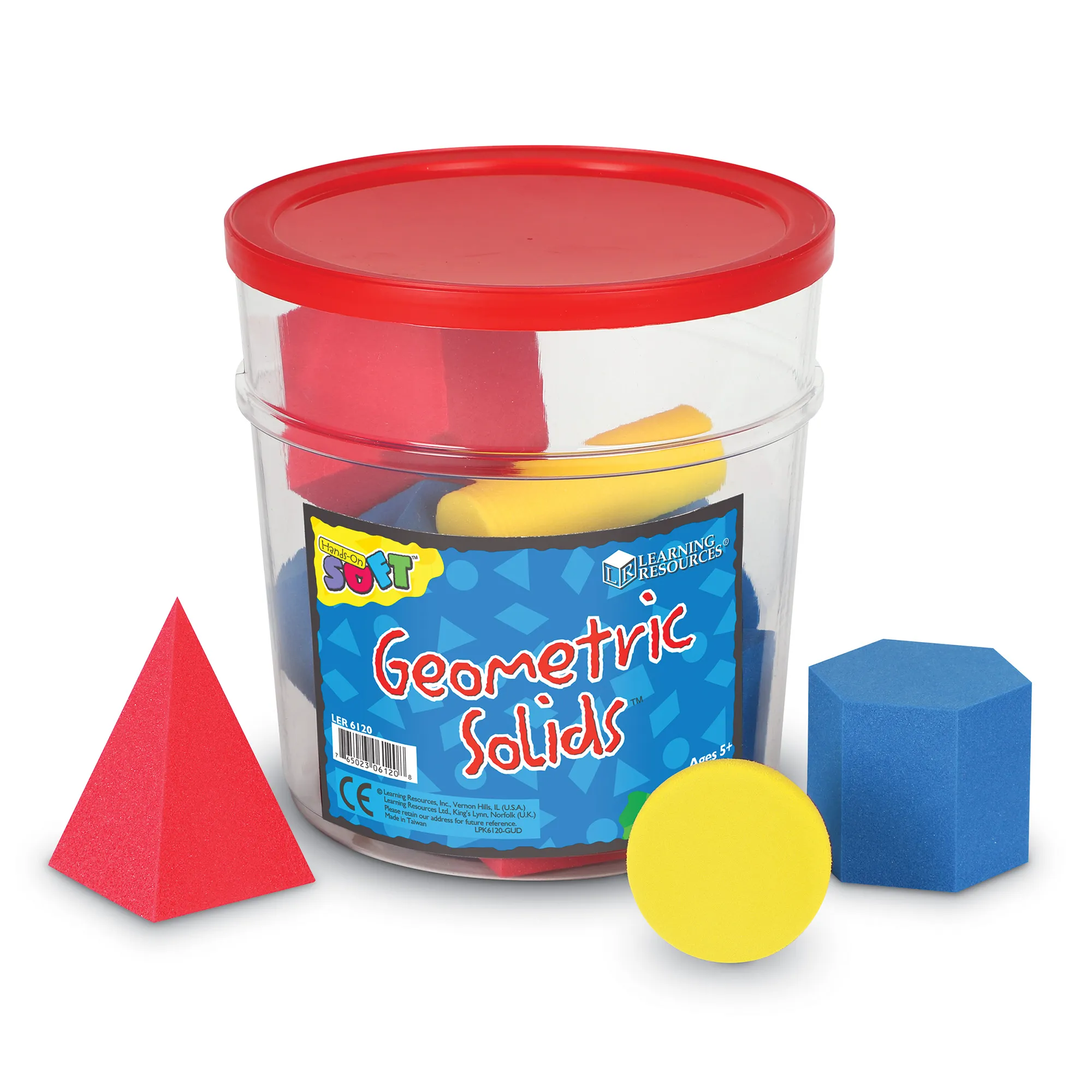 Learning Resources Puzzle Hands-On Soft™ Geometric Solids - Image 5