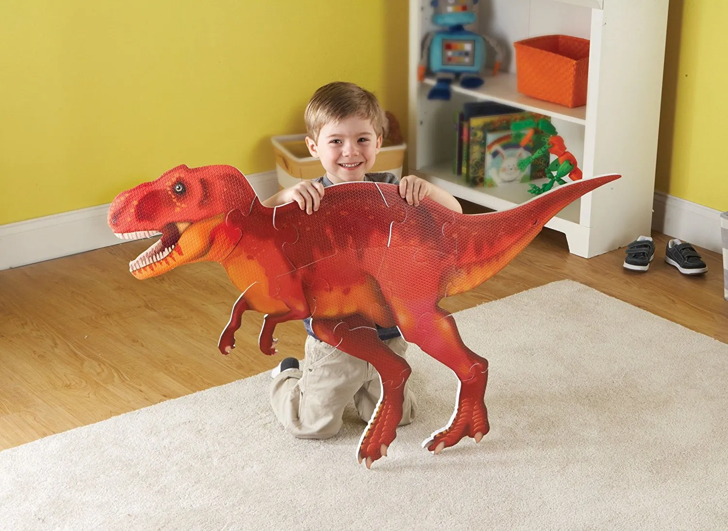 Learning Resources Puzzle Jumbo Dinosaur Floor Puzzle T-Rex - Image 4