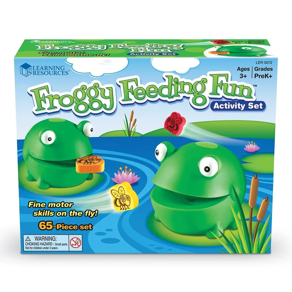Learning Resources Puzzle Froggy Feeding Fun™ Fine Motor Skills Game - Image 4