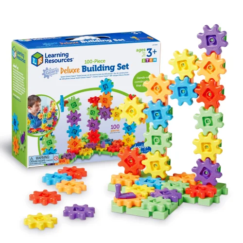 Learning Resources Puzzle Gears! Gears! Gears!® Deluxe Building Set