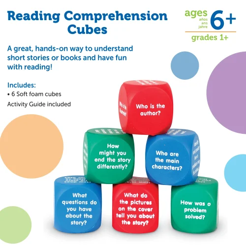 Alternative view of Learning Resources Puzzle Reading Comprehension Cubes