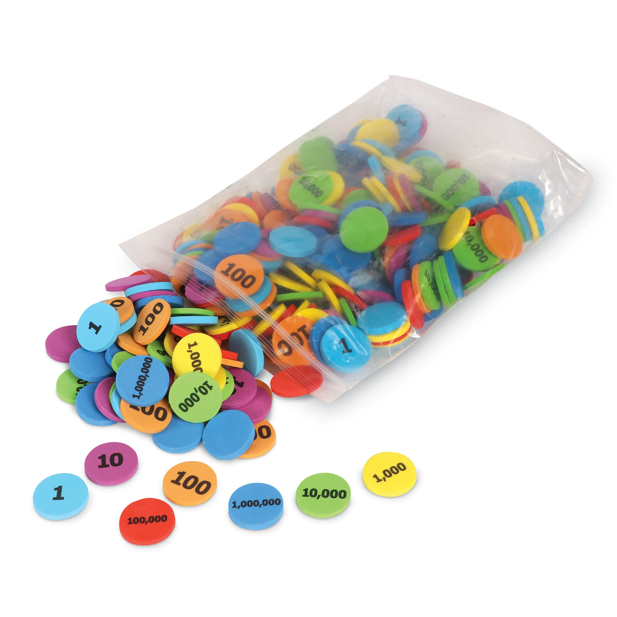 Learning Resources Puzzle Place Value Disks, Set of 280 - Image 5