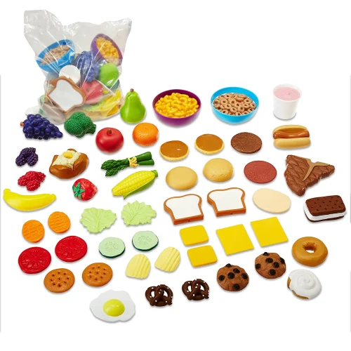 Learning Resources Puzzle Complete Play Food Set