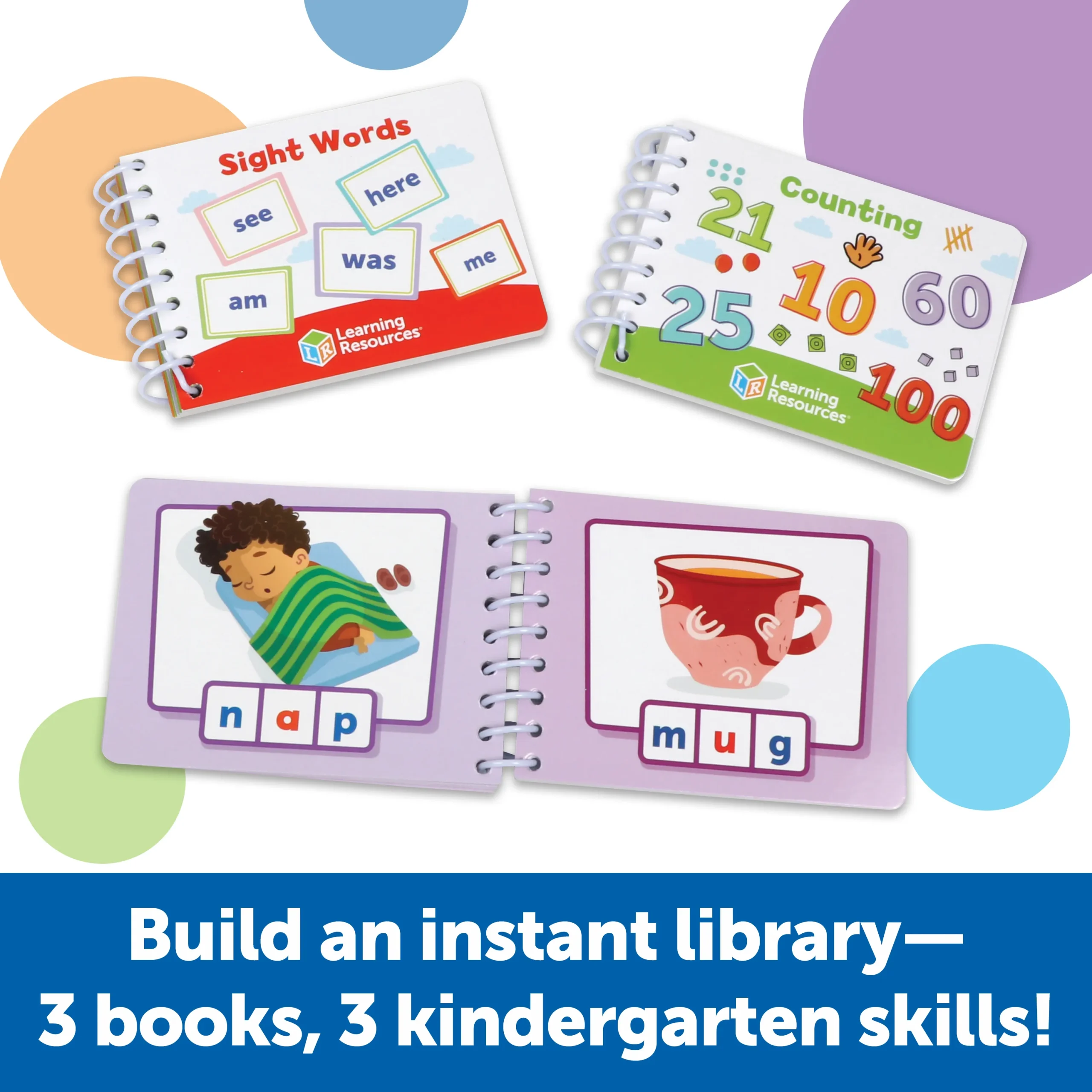 Learning Resources Puzzle Skill Builders! Kindergarten Flipbook - Image 3