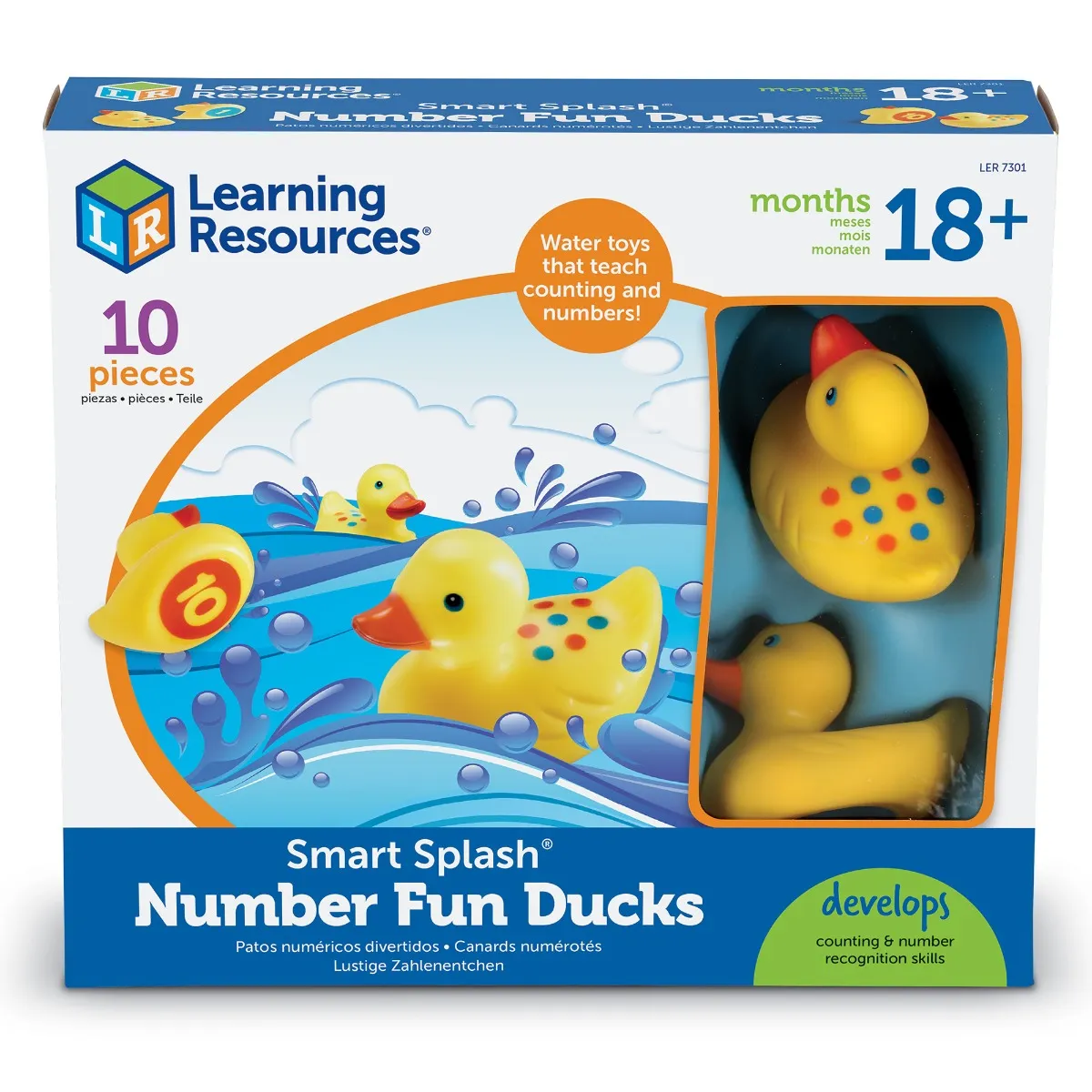Learning Resources Puzzle Smart Splash® Number Fun Ducks - Image 9