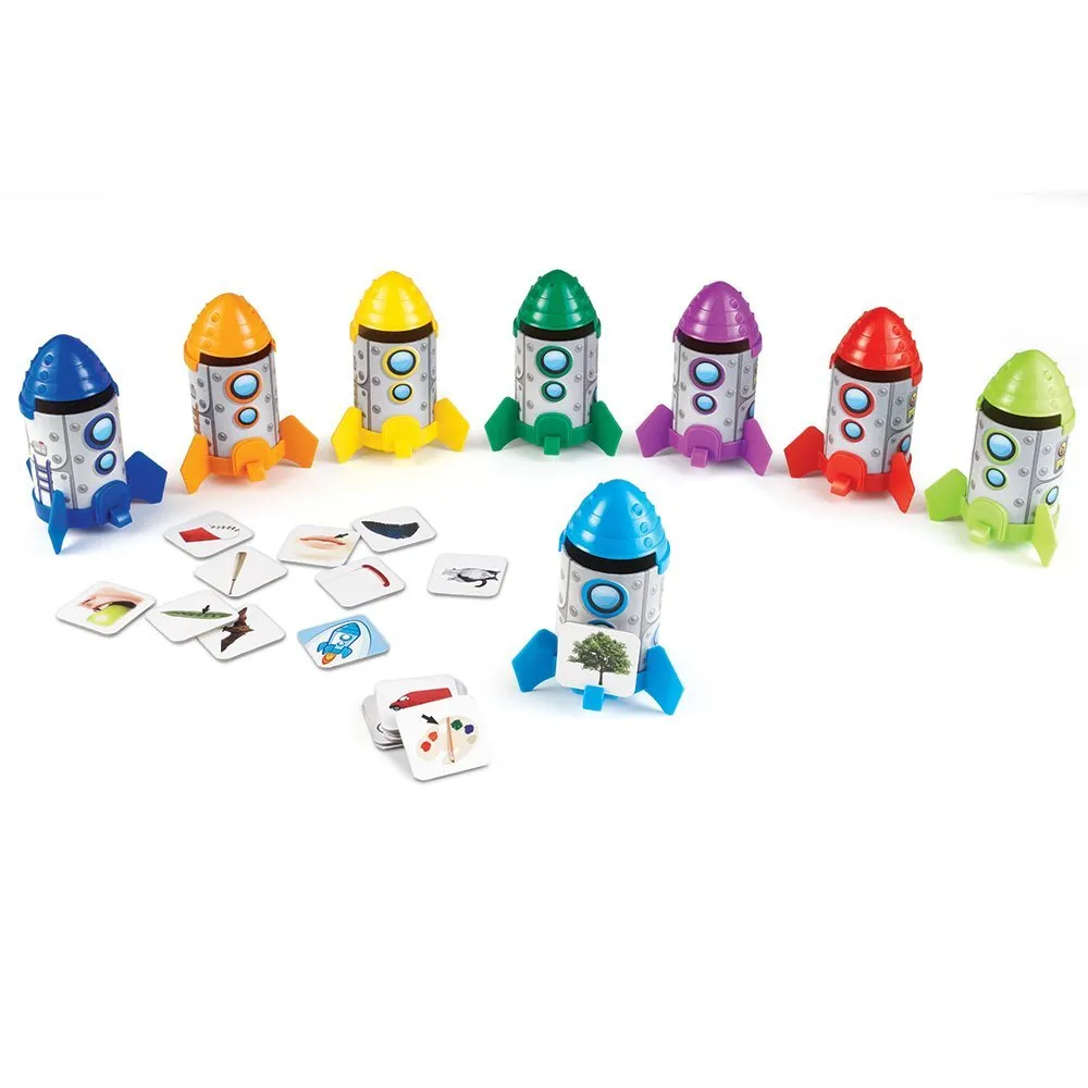 Learning Resources Puzzle Rhyme & Sort Rockets