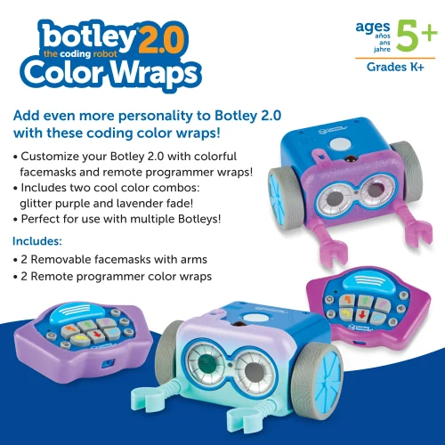 Alternative view of Learning Resources Puzzle Botley® 2.0 Color Wraps: Purple Pack