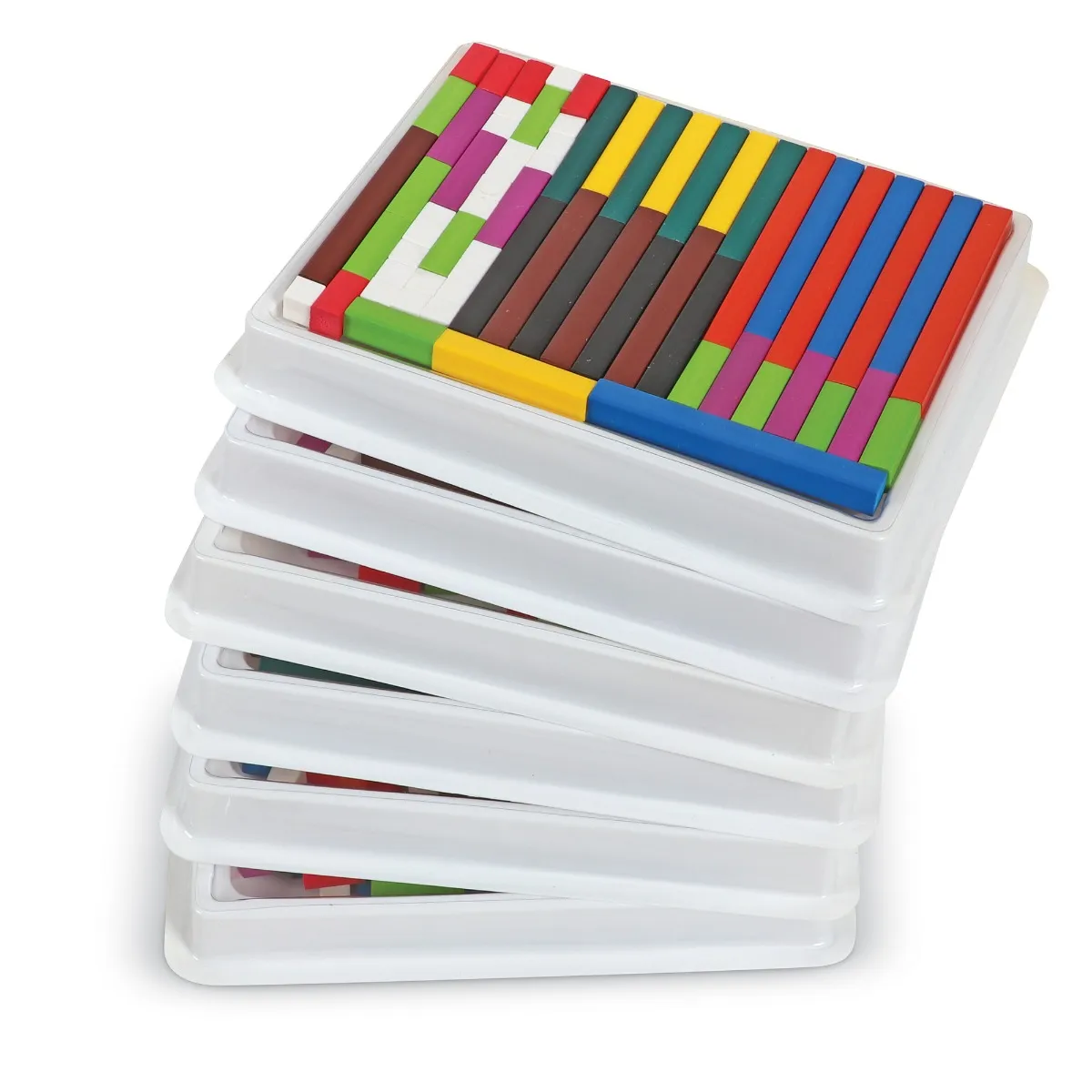 Learning Resources Puzzle Wooden Cuisenaire® Rods Classroom Set - Image 7