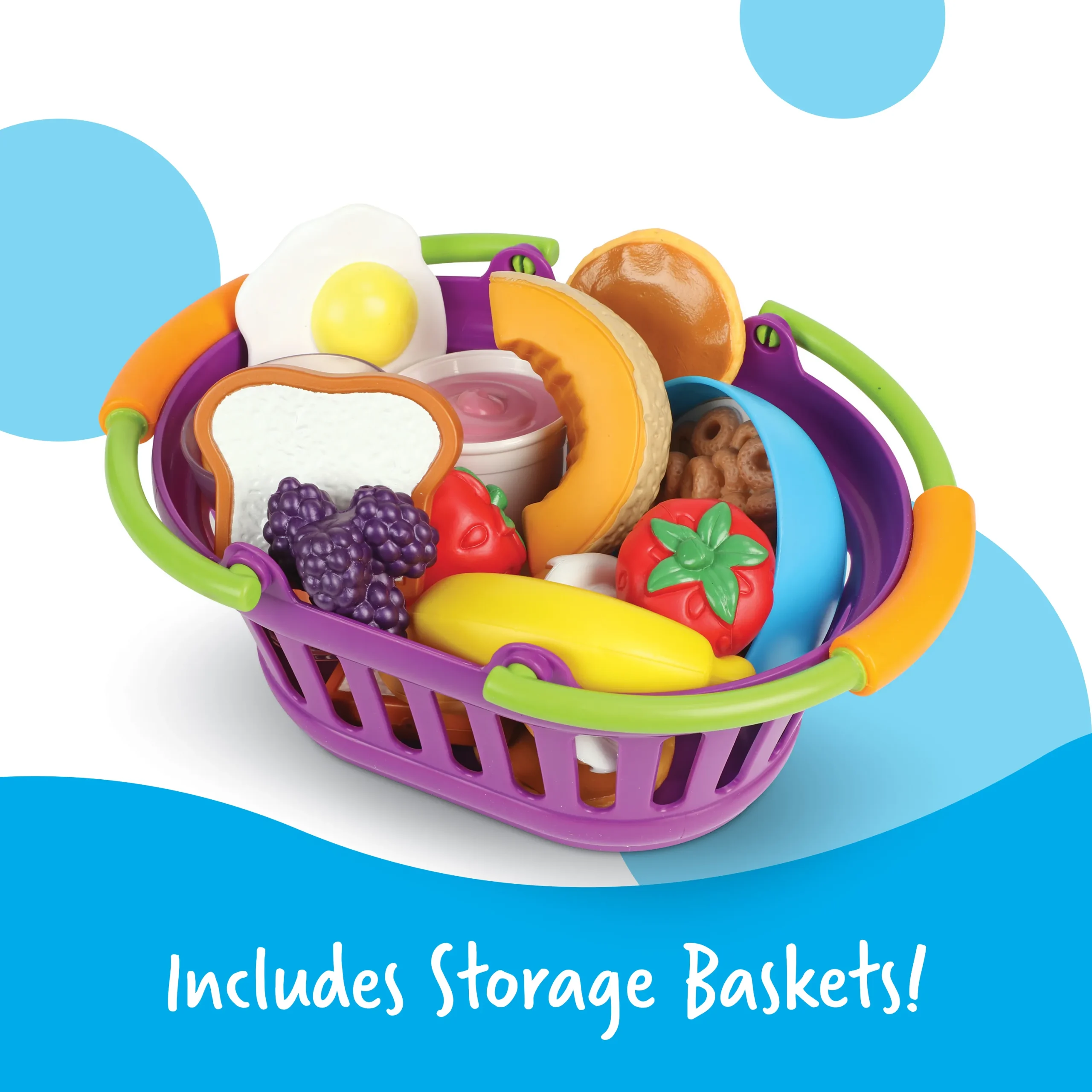 Learning Resources Puzzle New Sprouts® Breakfast, Lunch and Dinner Baskets - Image 5