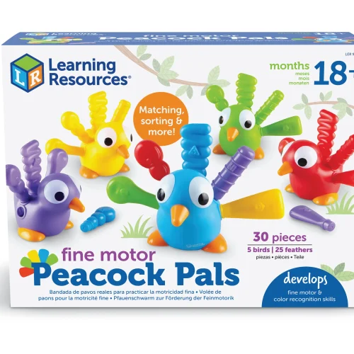 Alternative view of Learning Resources Puzzle Fine Motor Peacock Pals