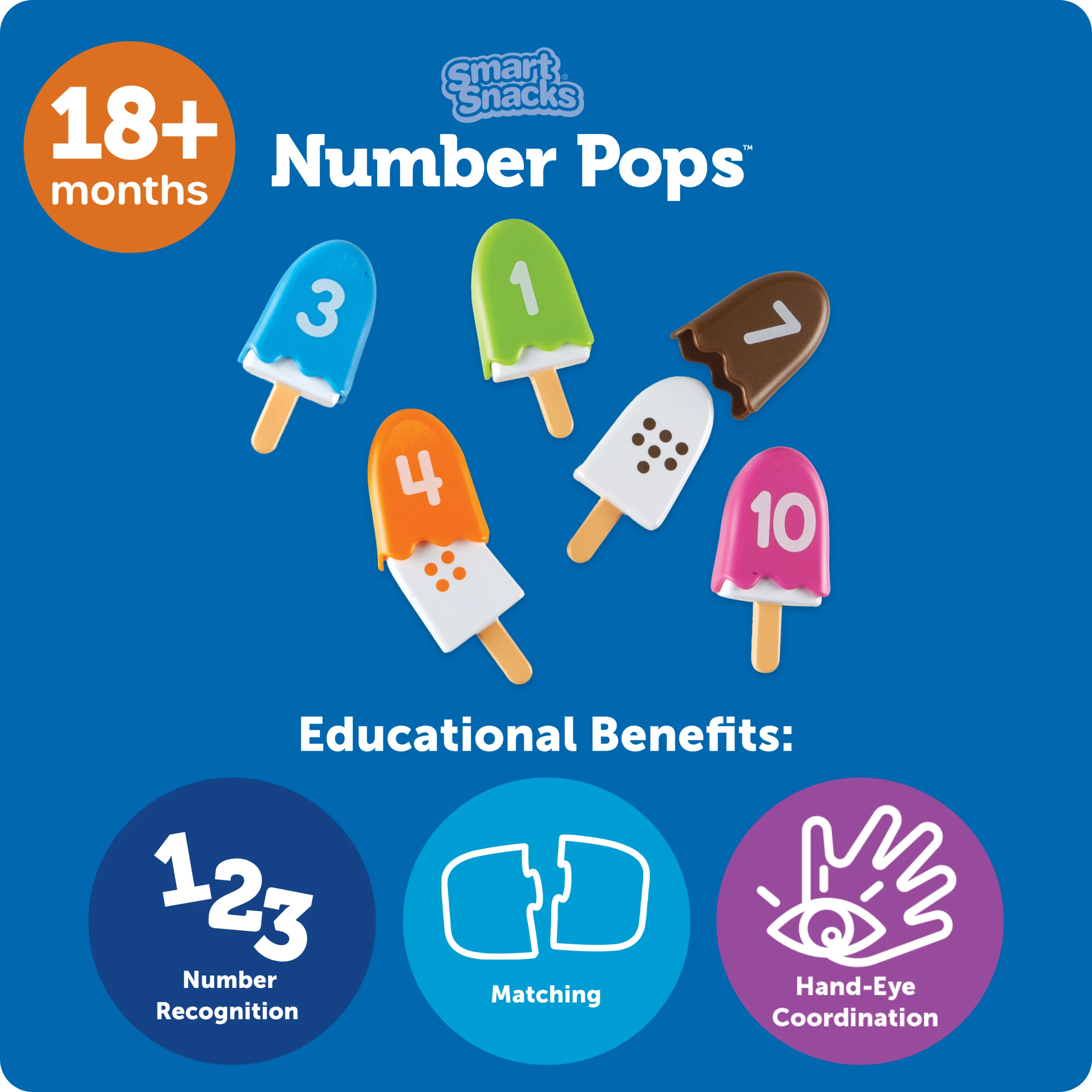 Learning Resources Puzzle Smart Snacks® Number Pops - Image 6