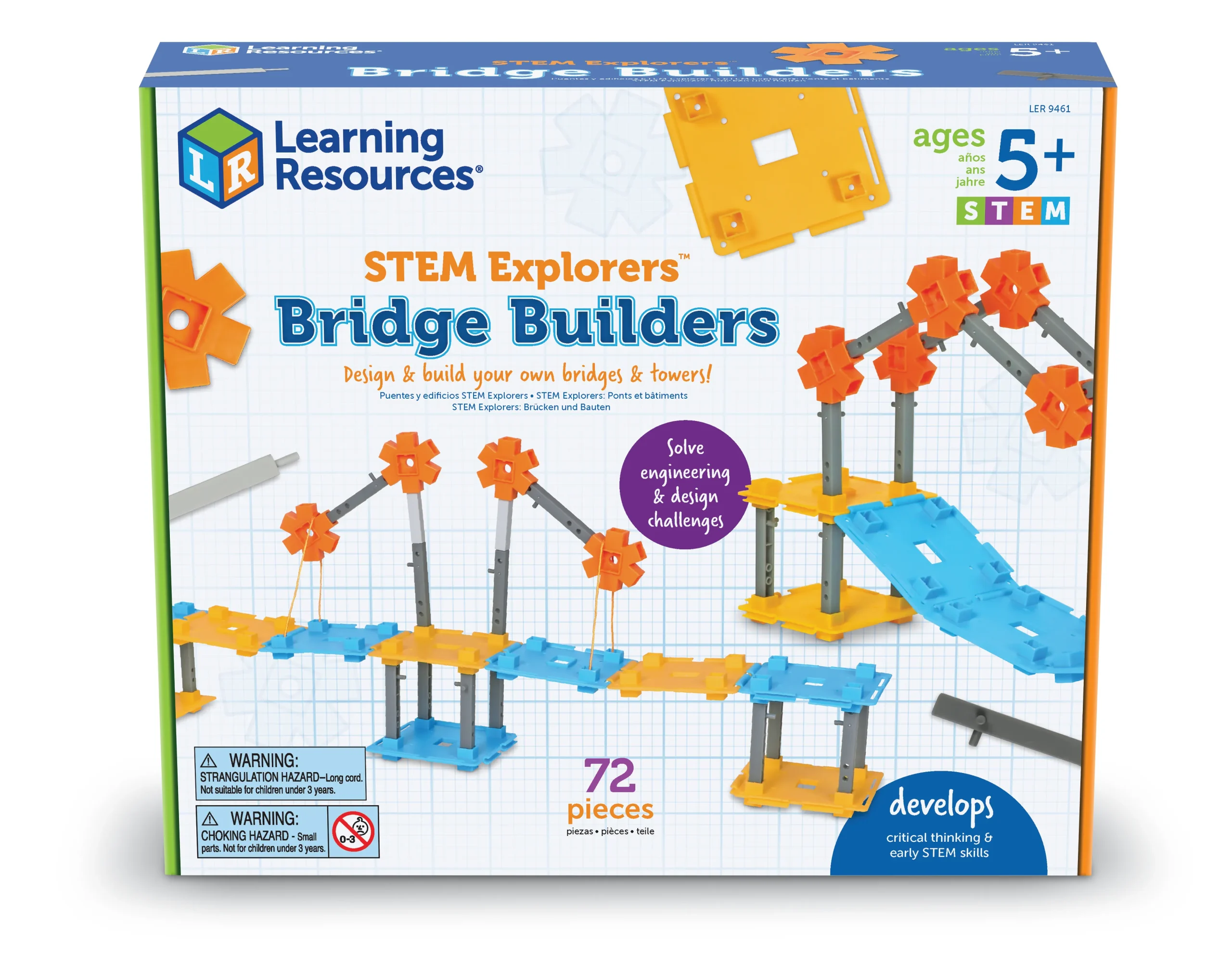 Learning Resources Puzzle STEM Explorers™ Bridge Builders - Image 8