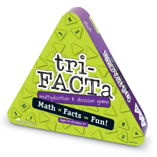 Alternative view of Learning Resources Puzzle tri-FACTa!™ Multiplication & Division Game