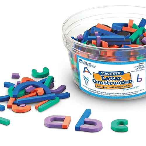 Learning Resources Puzzle Magnetic Letter and Number Construction Activity Set