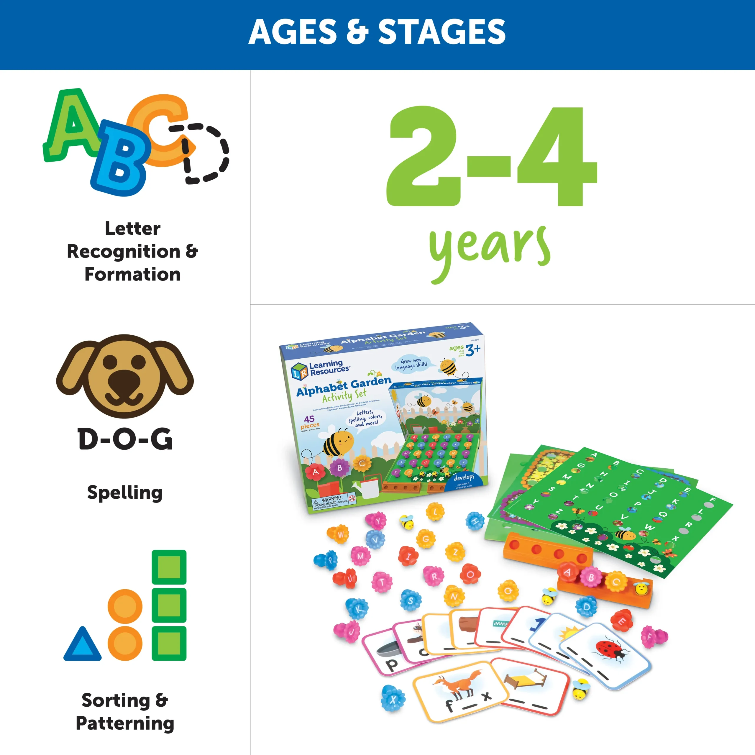 Learning Resources Puzzle Alphabet Garden Activity Set - Image 6