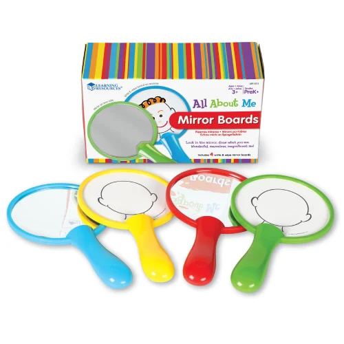 Learning Resources Puzzle All About Me Mirror Boards