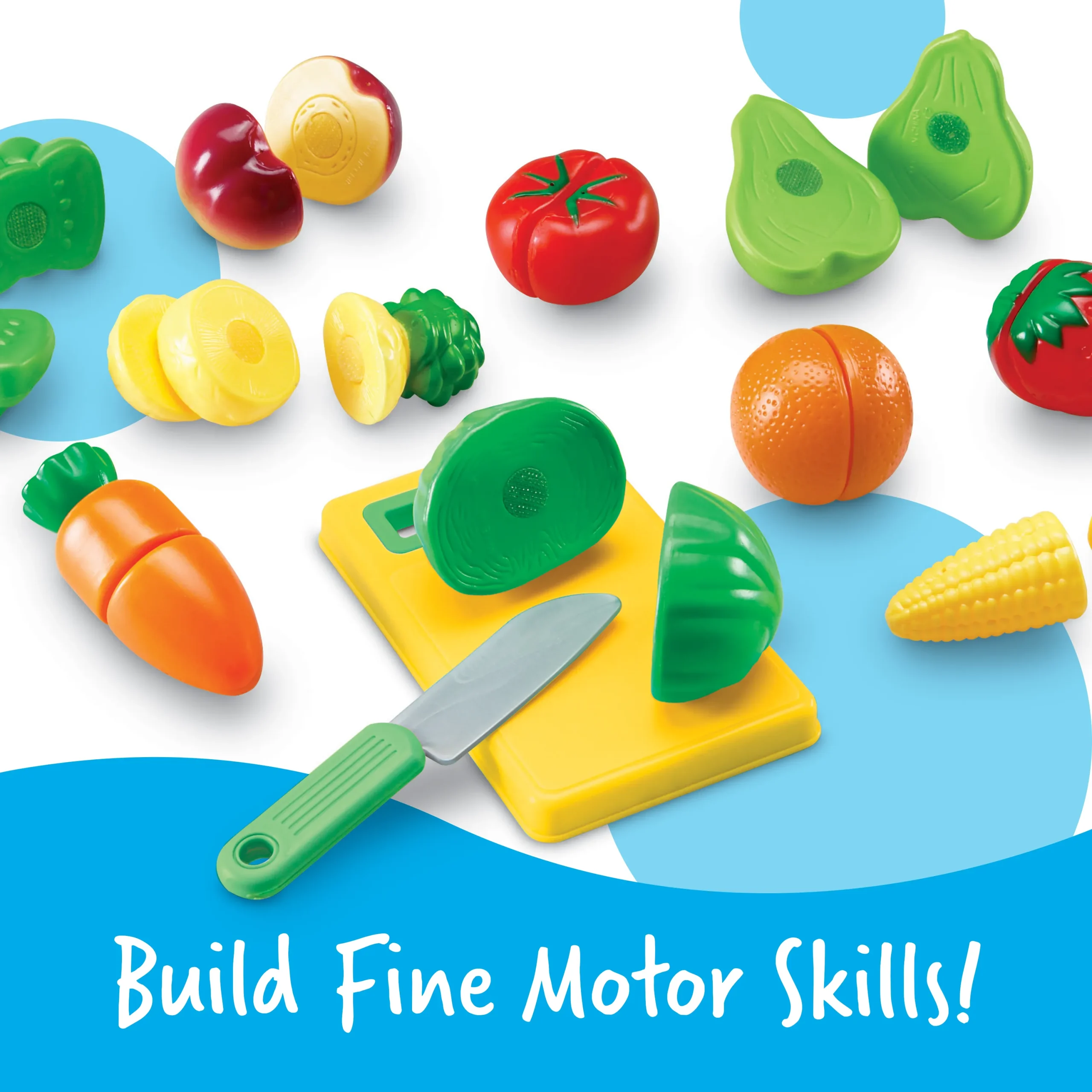 Learning Resources Puzzle Pretend & Play Sliceable Fruits & Veggies - Image 4