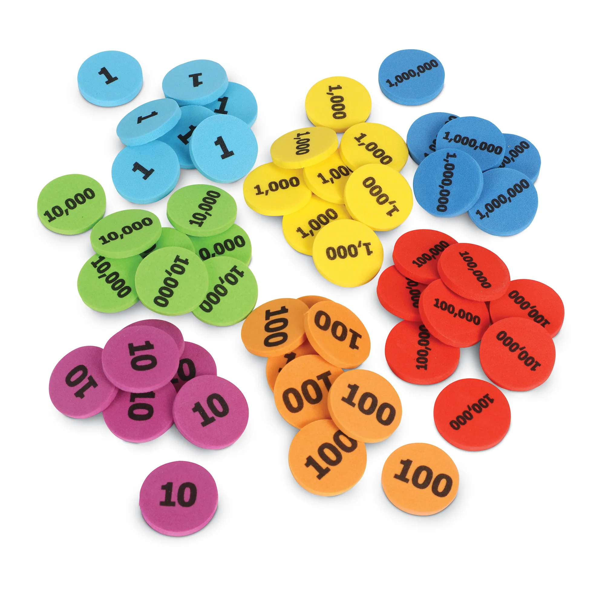Learning Resources Puzzle Place Value Disks, Set of 280 - Image 3