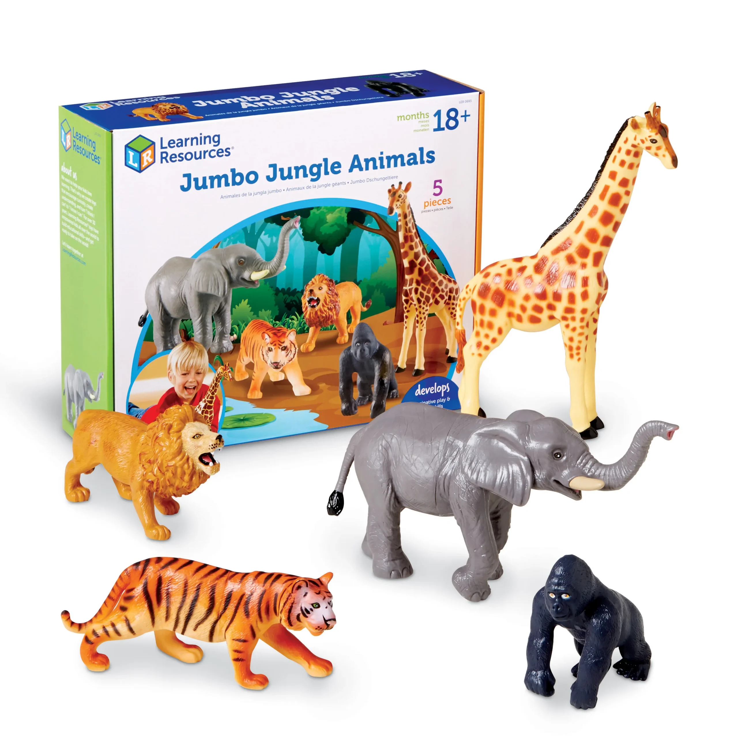 Learning Resources Puzzle Jumbo Jungle Animals