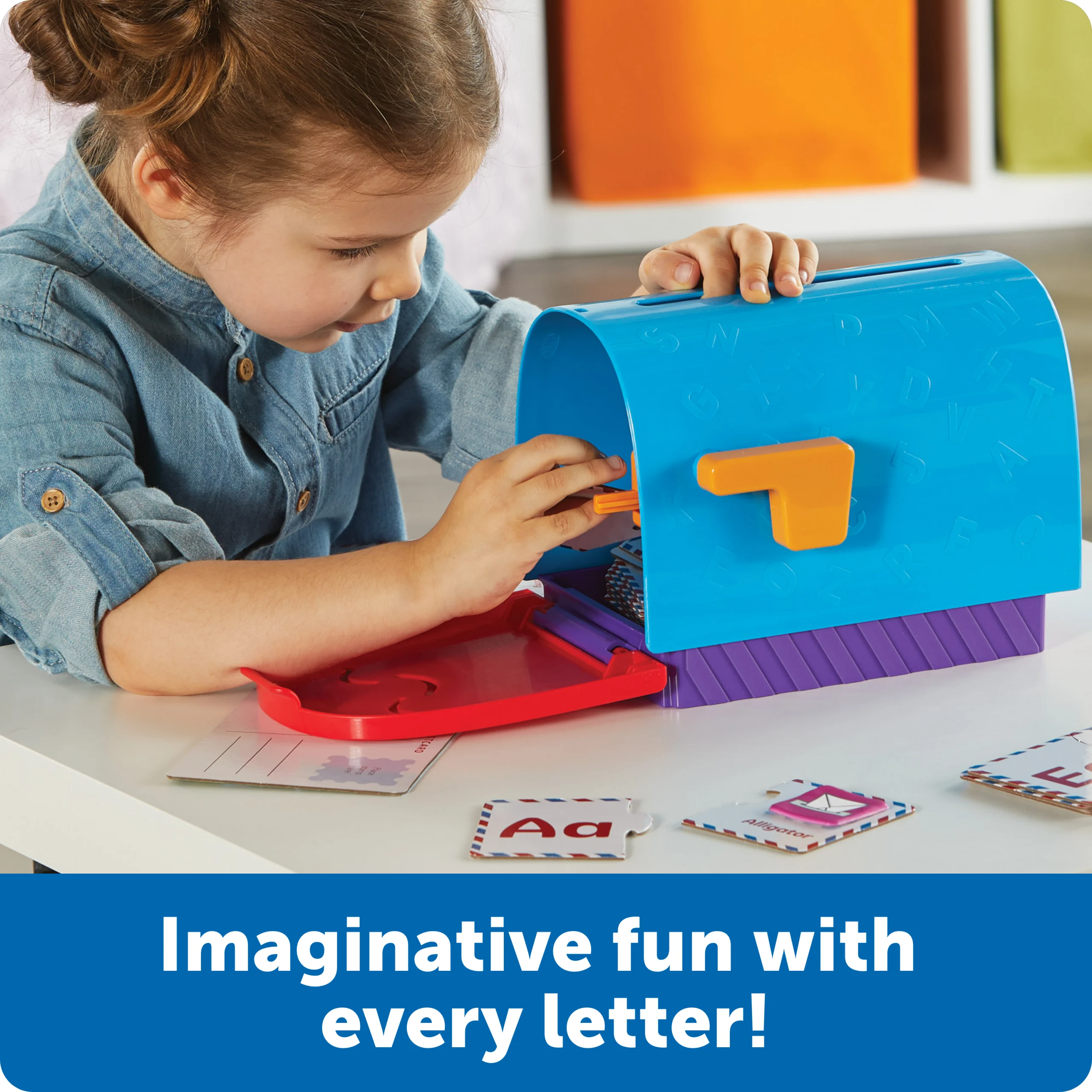 Learning Resources Puzzle Alphabet Learning Mailbox - Image 5